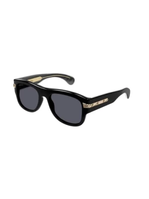Czarne Szare Okulary przeciwsłoneczne Gg1517S 001 Gucci