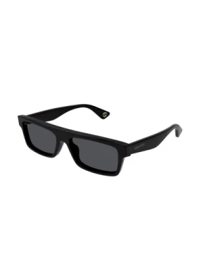 Czarne Szare Okulary przeciwsłoneczne Gg1616S 001 Gucci