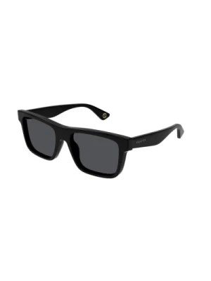 Czarne Szare Okulary przeciwsłoneczne Gg1618S 001 Gucci