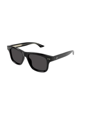 Czarne Szare Okulary przeciwsłoneczne Mb0319S 001 Montblanc