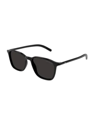 Czarne Szare Okulary przeciwsłoneczne Mb0325S 001 Montblanc