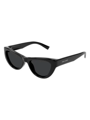 Czarne/Szare Okulary przeciwsłoneczne SL 676 Saint Laurent
