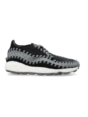 Czarne/Szaro-dymione Woven Sneakers dla Kobiet Nike