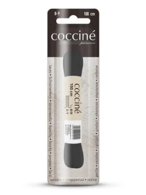 Zdjęcie produktu Czarne Sznurówki do Butów Bawełniane Płaskie Bardzo Grube 100 cm Coccine