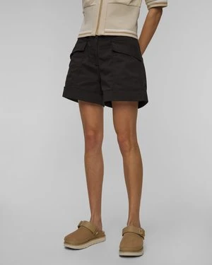 Czarne Szorty Damskie Aeronautica Militare