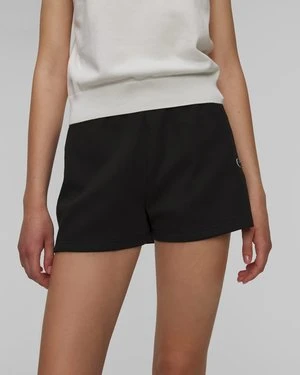 Czarne Szorty Dresowe Damskie Lacoste