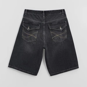 Czarne szorty jeansowe baggy fit House