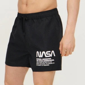 Czarne szorty kąpielowe NASA House