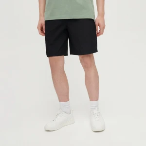 Czarne szorty relaxed fit z elastycznym pasem House