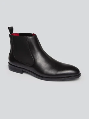 Czarne sztyblety męskie BUCW000193 Giacomo Conti