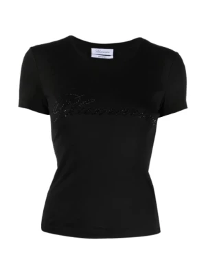 Czarne T-shirty i Pola dla Kobiet Blumarine