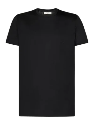Czarne T-shirty i Pola z Haftem Logo Golden Craft