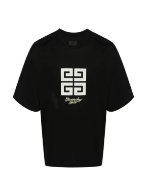 Czarne T-shirty i Pola z Logo 4G Givenchy