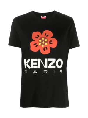 Czarne T-shirty Pola dla kobiet Kenzo