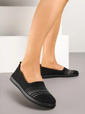 Czarne Tenisówki Ozdobione Paskami Heloti ballada