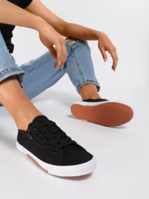 Czarne Tenisówki Salodella