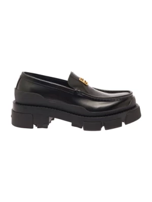 Czarne Terra Loafers Buty Flat Givenchy