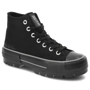 Czarne Trampki Big Star Damskie Wygodne Obuwie