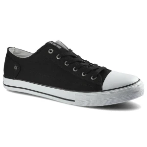 Czarne Trampki Big Star Męskie Wygodne Tenisówki