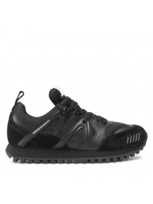 Czarne X4X555Xm996 Sneakers Emporio Armani