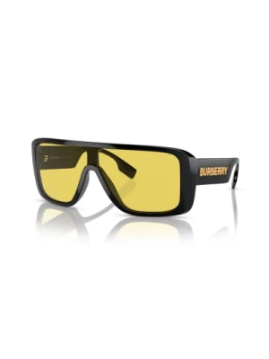 Czarne/Żółte Okulary przeciwsłoneczne Burberry