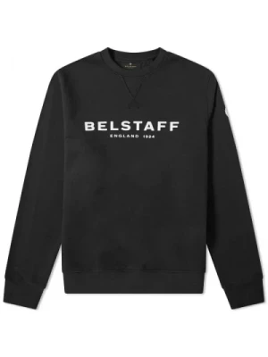 Czarno-biała bluza z unikalnym wzorem Belstaff
