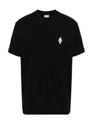 Czarno-Biały Vertigo Snake T-Shirt Marcelo Burlon