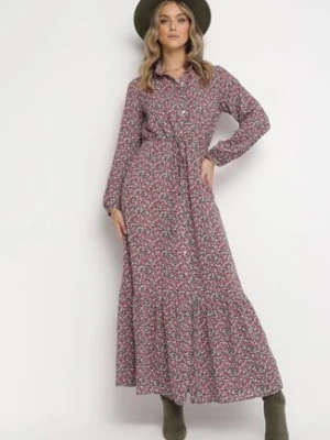 Czarno-Czerwona Sukienka Hesolis r&f fashion