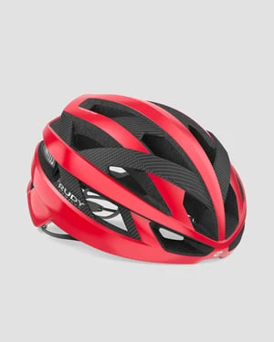 Czarno-czerwony Kask Rowerowy Rudy Project Rebel