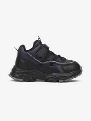 Czarno-Granatowe Buty Sportowe Agarestra