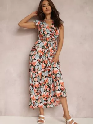 Czarno-Niebieska Sukienka Phaedrathe rosa