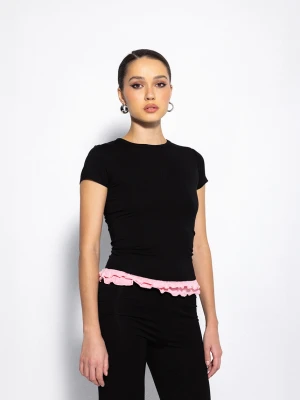 Czarno-różowy top lh team Local Heroes