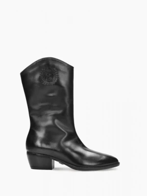 Czarny botek damski 7mil