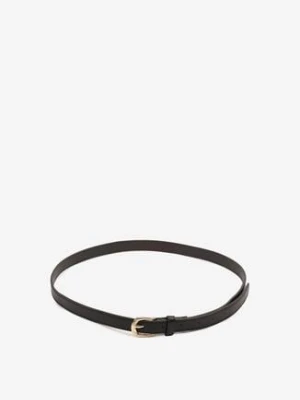 Czarny Cienki Pasek z Klamrą w Klasycznym Stylu Revariene jordan