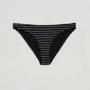 Czarny dół od kostiumu kąpielowego w białe paski House