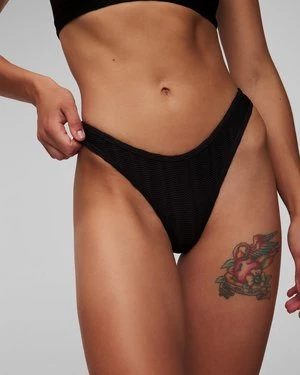 Czarny Dół Od Stroju Kąpielowego Damski Billabong Cg Wave Trip High Leg