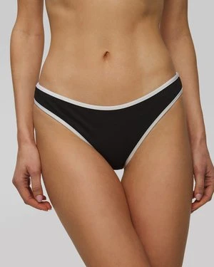 Czarny Dół Od Stroju Kąpielowego Damski Seafolly Hipster Pant