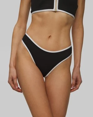 Czarny dół stroju kąpielowego damski Seafolly High Leg Pant
