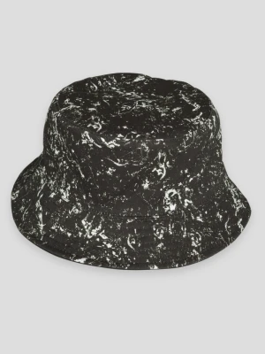 Czarny dwustronny kapelusz typu bucket hat Reporter