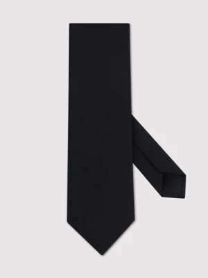 Czarny gładki krawat Pako Lorente