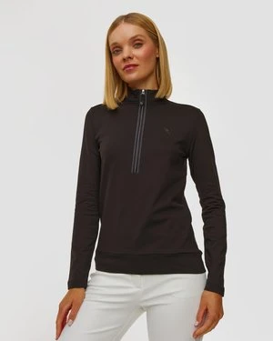 Czarny Golf Damski Chervo Trapezista