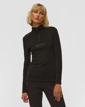 Czarny Golf Narciarski Damski Sportalm