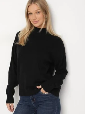 Czarny Golf z Metalicznymi Guzikami Aderlia glo-story