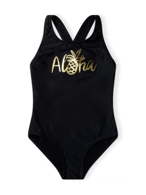 Czarny jednoczęściowy kostium kąpielowy- Aloha Minoti