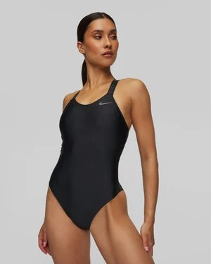 Czarny Jednoczęściowy Strój Kąpielowy Damski Nike Swim Fitness Nike Hydralock Racerback One-piece