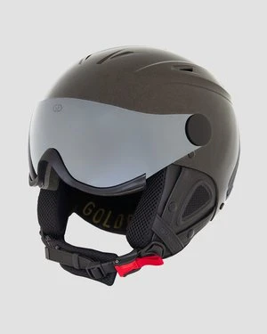 Czarny Kask Narciarski Damski Goldbergh Gold Exclusive Glitz