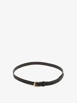 Czarny Klasyczny Wąski Pasek z Klamrą Revandrine jordan