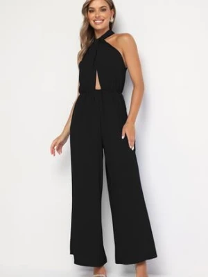 Czarny Kombinezon o Taliowanym Kroju Bez Rękawów Rivassina lovery