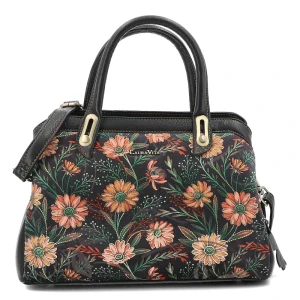 Czarny Kuferek Laura Vita Elegancka Torebka Damska