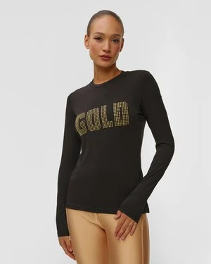Czarny Longsleeve Goldbergh Gold Exclusive Aurea